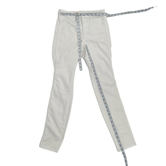 H&M &denim White High Waist Skinny Ankle Jeans Size 28 Women’s - Picture 4 of 6
